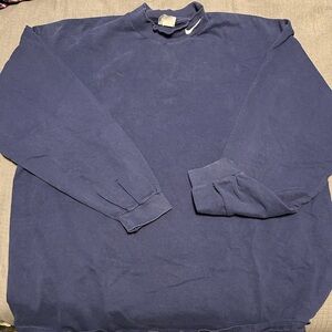 Nike Blue Crewneck Sweater Casual Knit